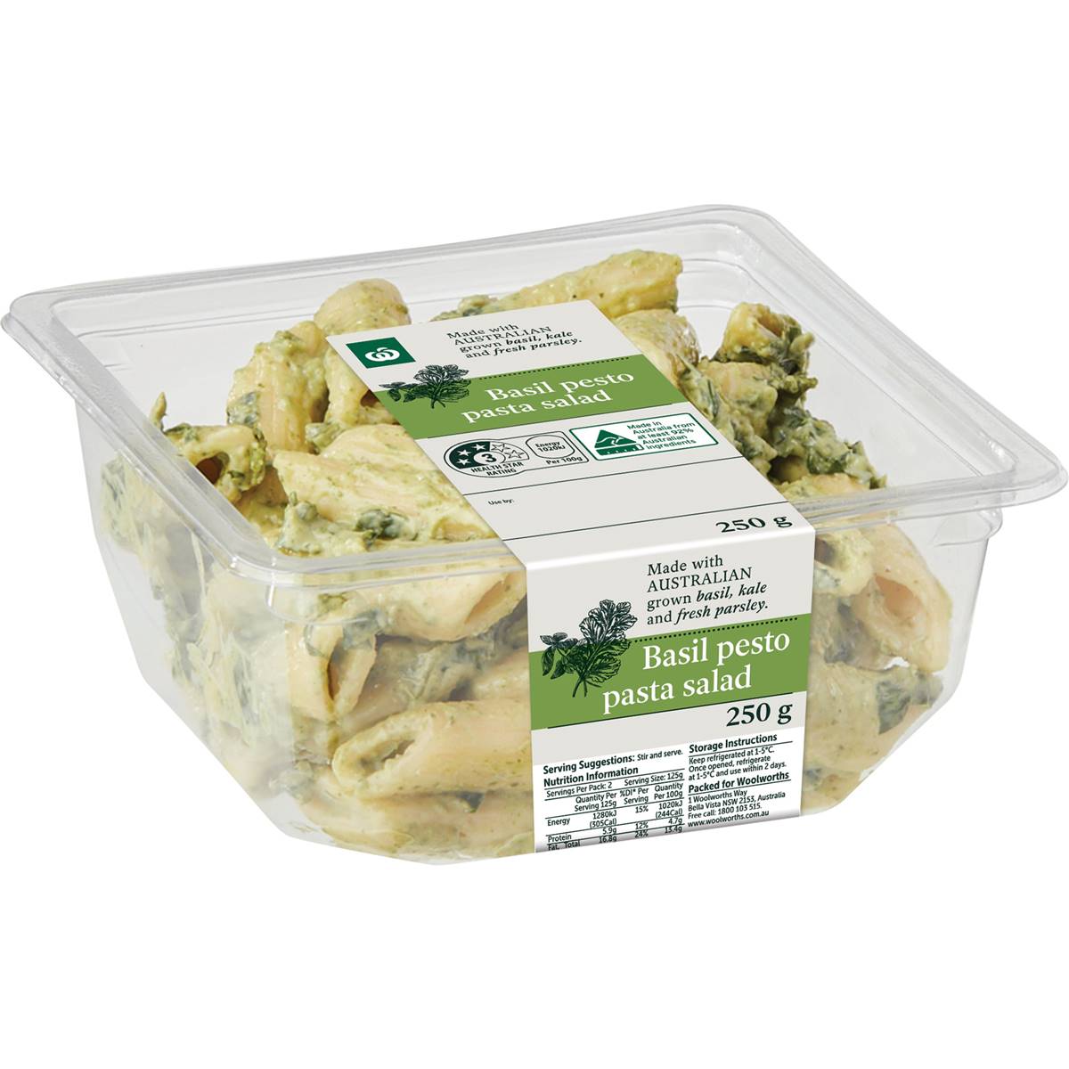 Woolworths Basil Pesto Pasta Salad 