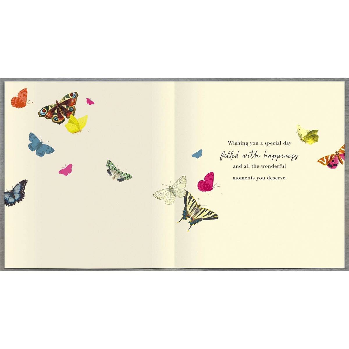 John Sands Greeting Card Happy Birthday Butterflies Each | Woolworths