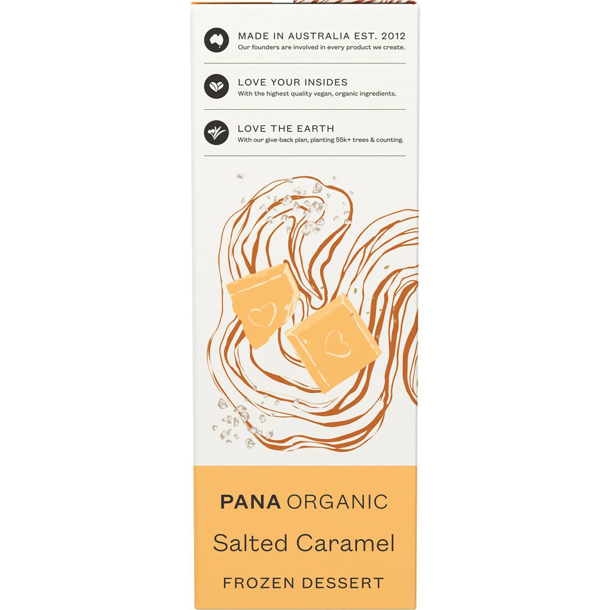 Pana Organic Frozen Dessert Salted Caramel 4 Pack | Woolworths