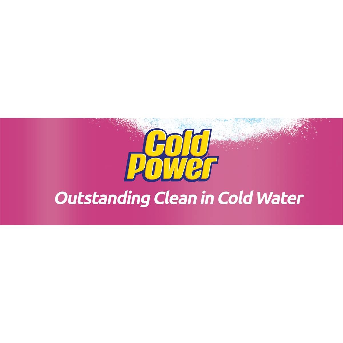 Cold Power Advanced Clean Fabric Softener Laundry Washing Powder 2kg