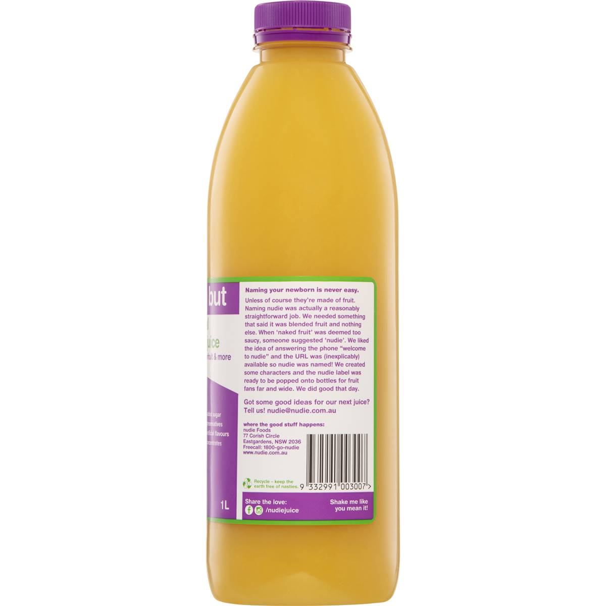 Nudie Nothing But Tropical Breakfast Juice 1l Woolworths