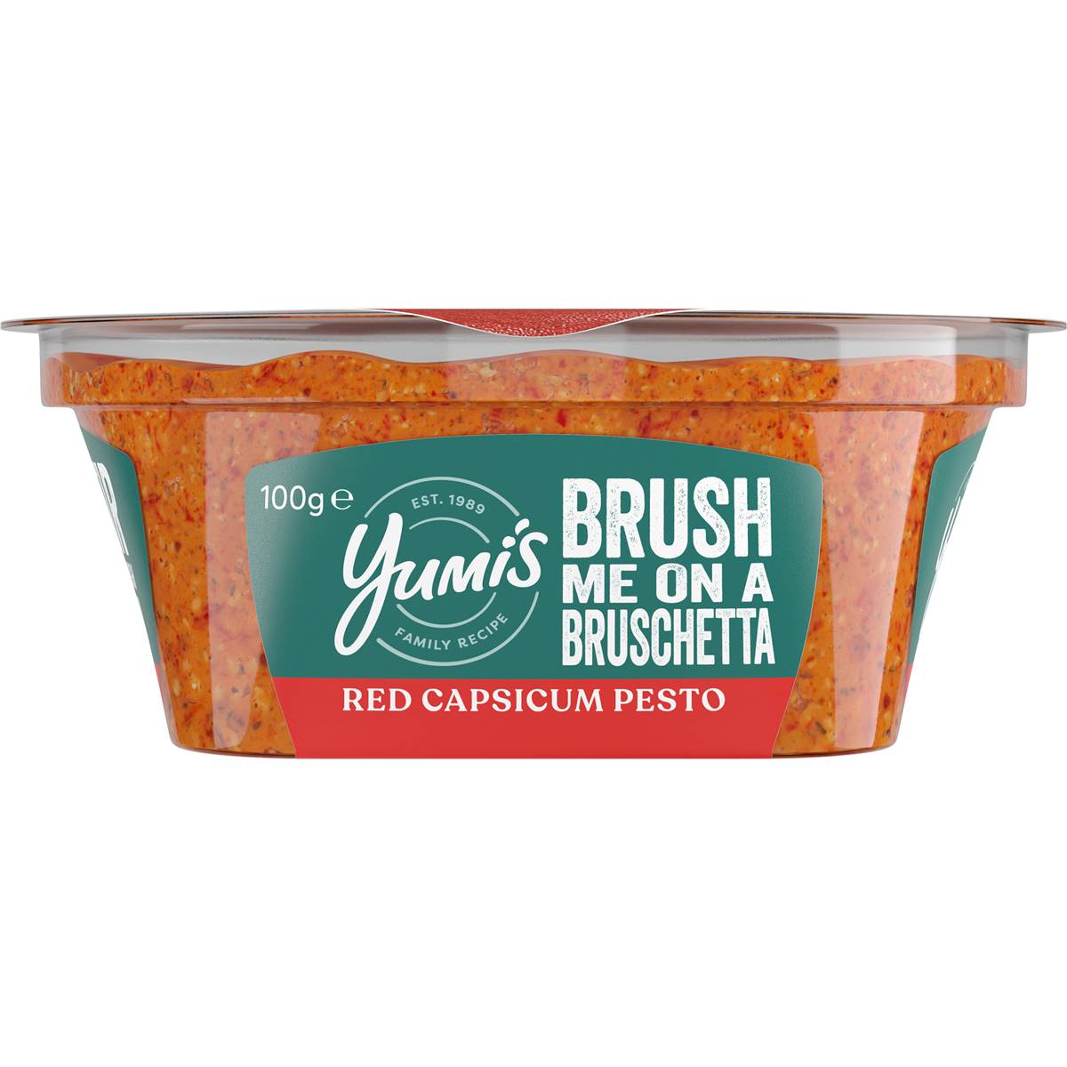 Yumi's Dip Or Create Red Capsicum Pesto 100g Woolworths
