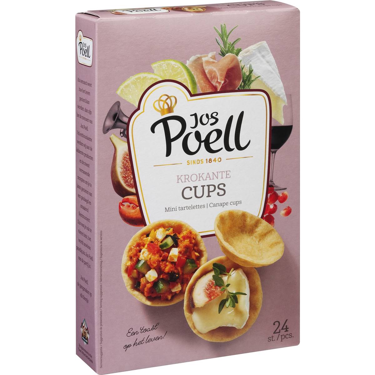 Jos Poell Krokante Canape Cups 72g Woolworths