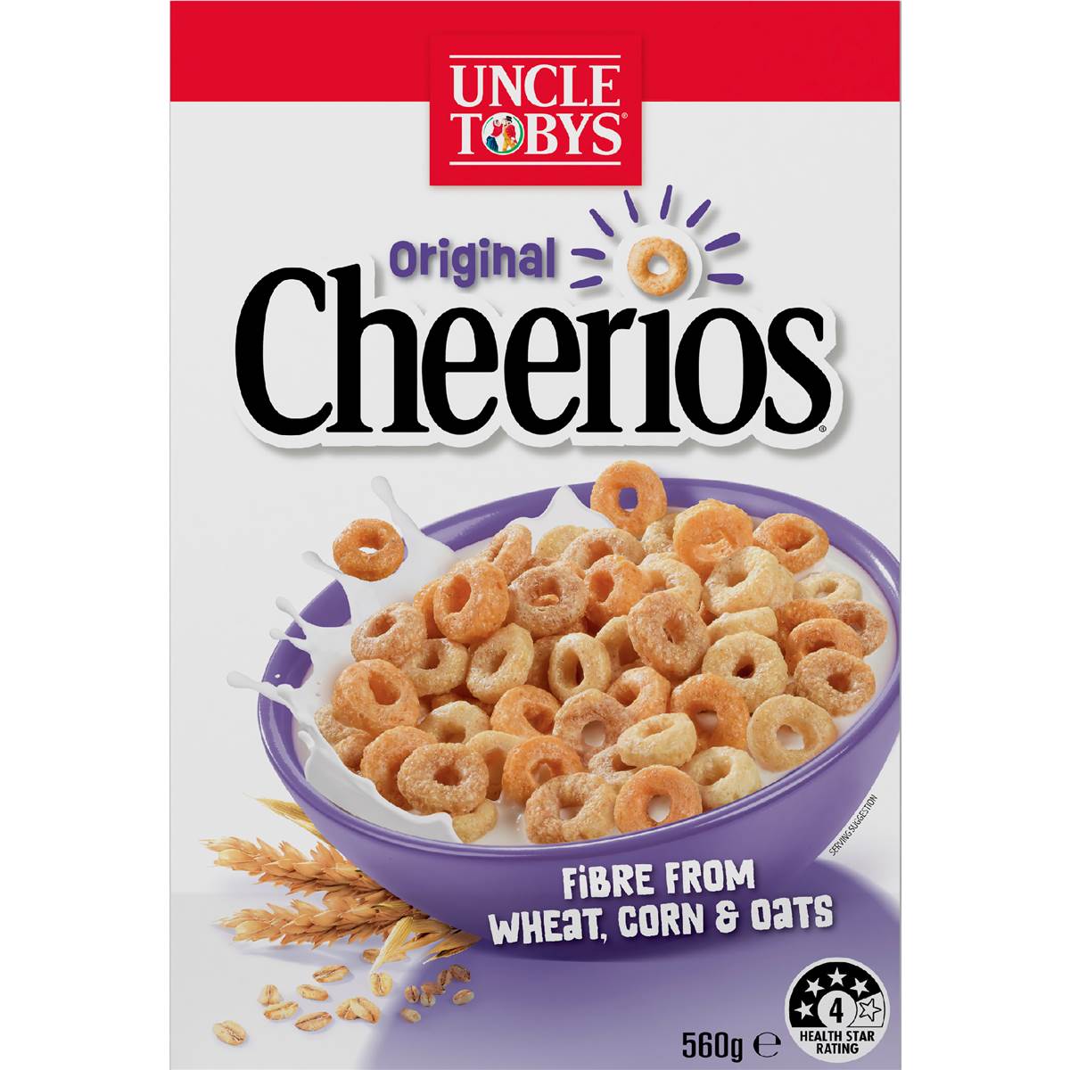 Uncle Tobys Cheerios Original Cereal 560g Woolworths