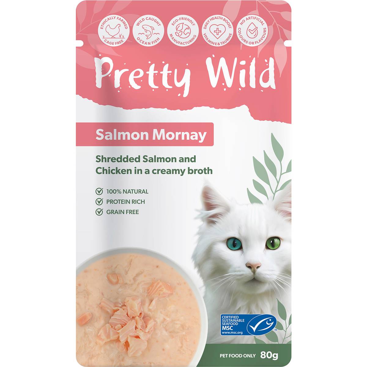 Pretty Wild Salmon Mornay Cat Food