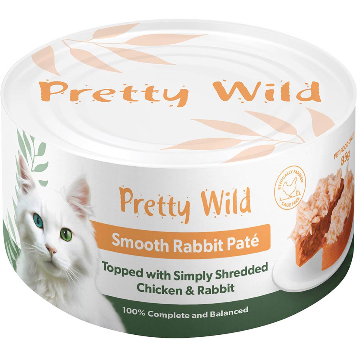 Pretty Wild Smooth Rabbit Pate Wet Cat Food