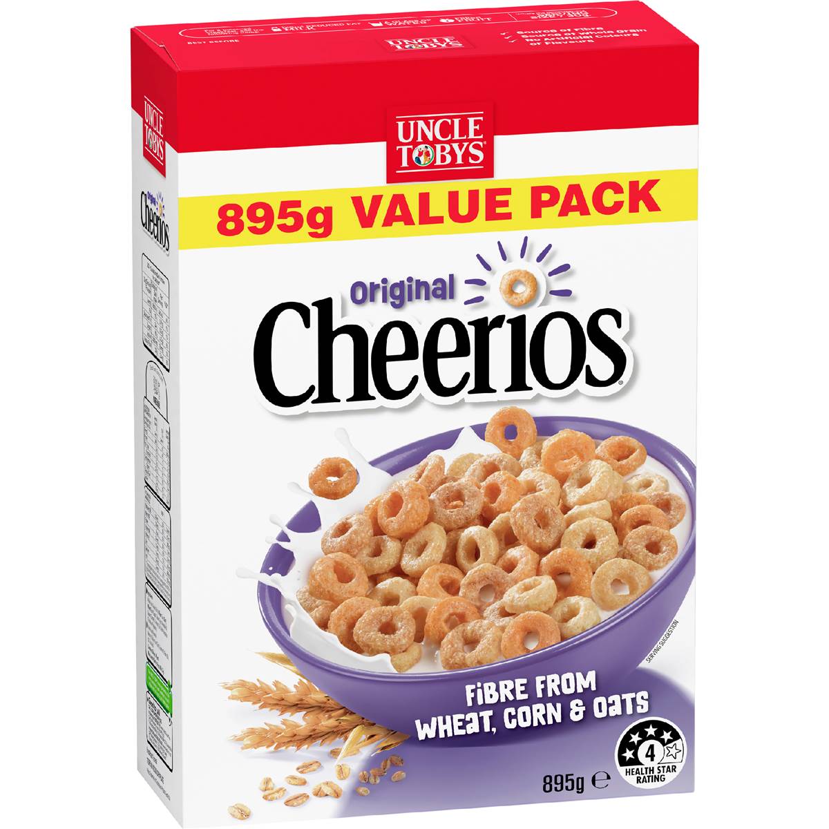 Uncle Tobys Cheerios Original Breakfast Cereal 895g Woolworths