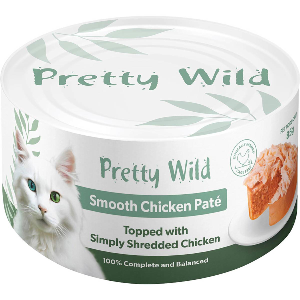 Pretty Wild Smooth Chicken Pate Cat Food 85g | Woolworths