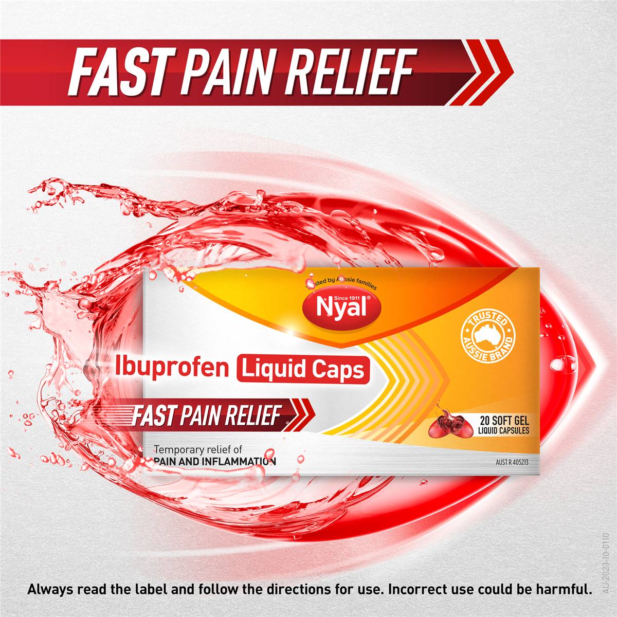 Nyal Ibuprofen Liquid Caps 20 Pack Woolworths