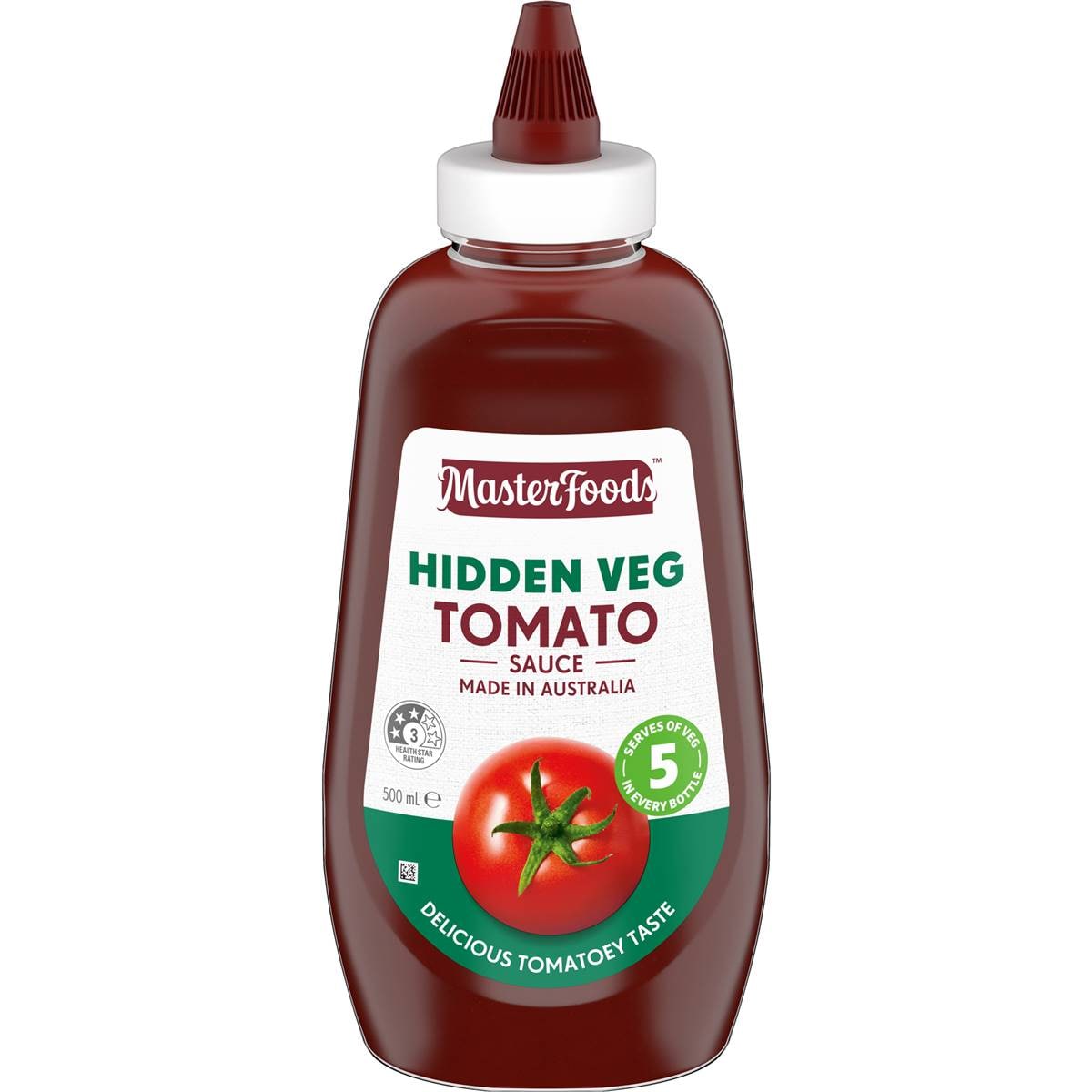 Masterfoods Hidden Vegetable Tomato Sauce 500ml Woolworths
