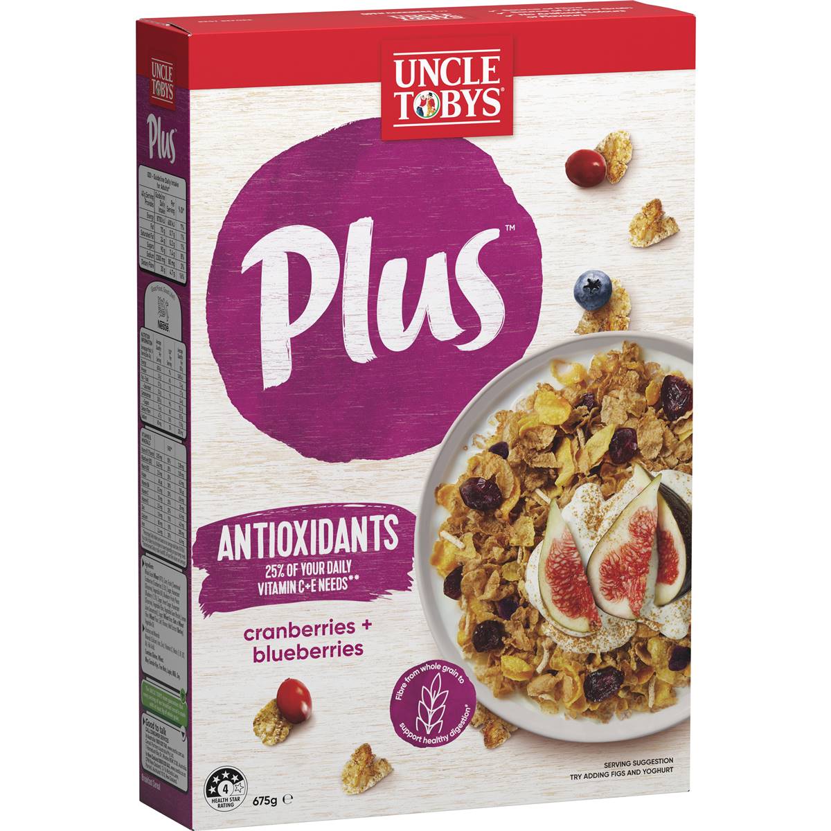 Uncle Tobys Plus Antioxidant 