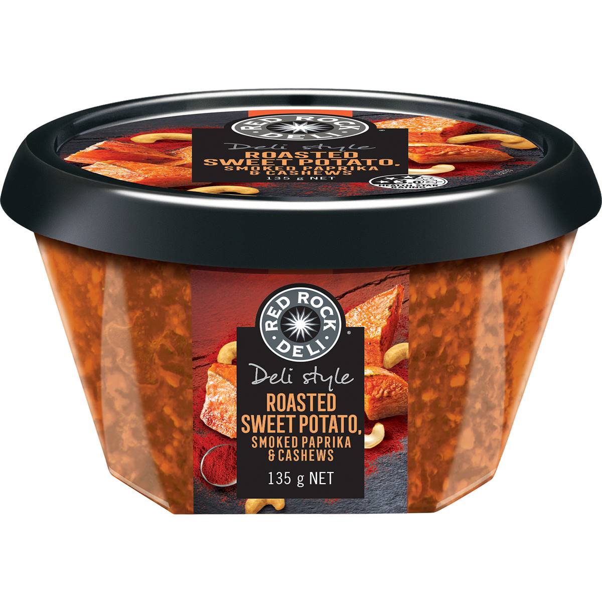 Red Rock Deli Roasted Sweet Potato, Smoked Paprika & Cashews 135g ...