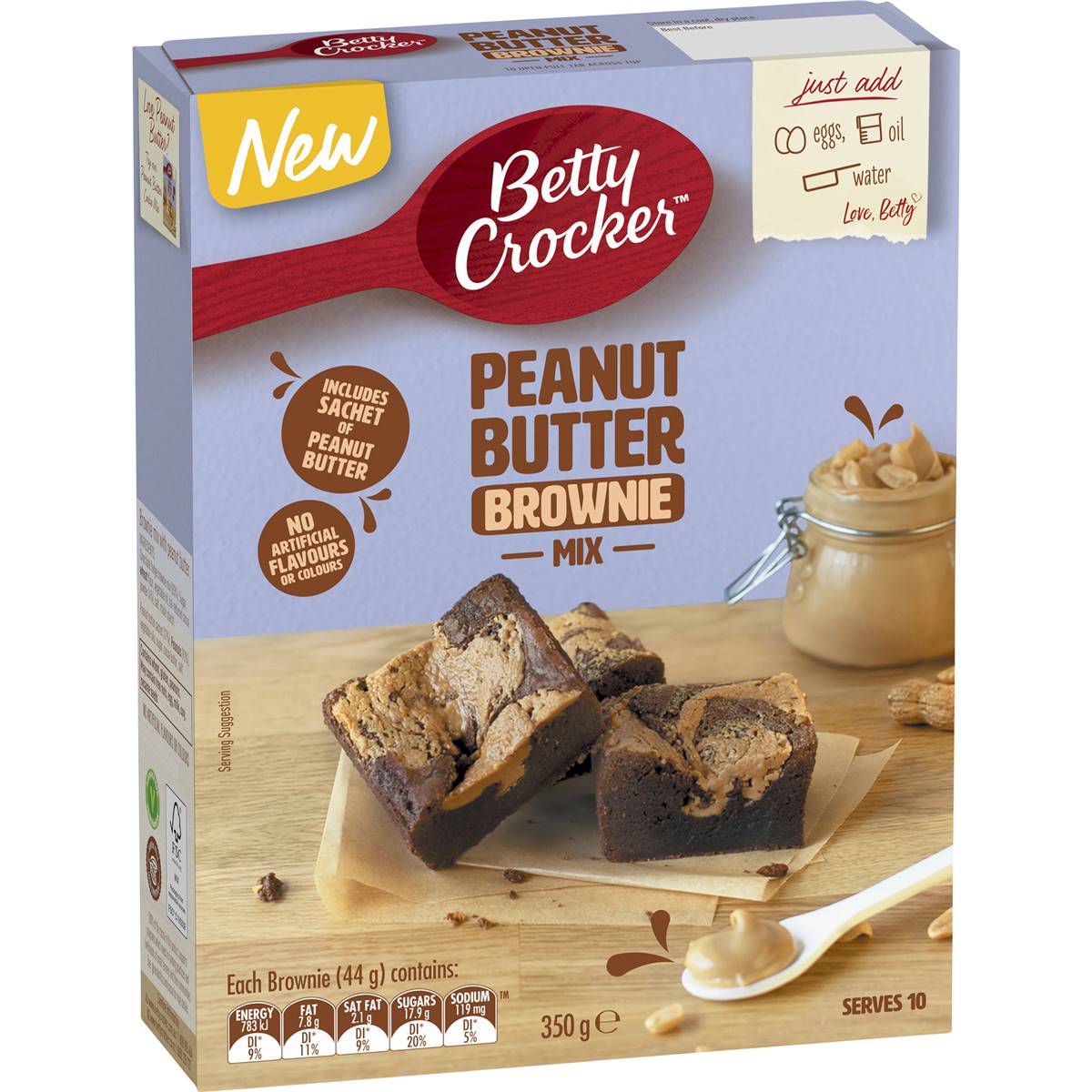 Betty Crocker Peanut Butter Brownie Mix 