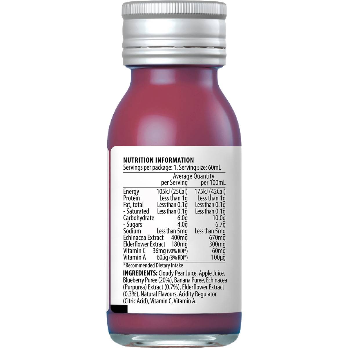 The Juice Lab Wellness Kids Immune Shot Berry 60ml Woolworths