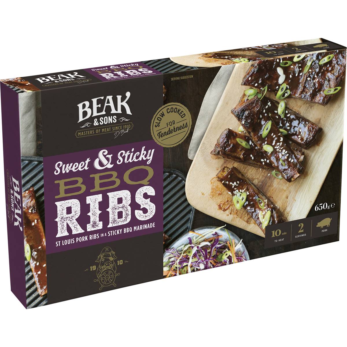 Beak & Sons Sweet & Sticky Bbq Ribs