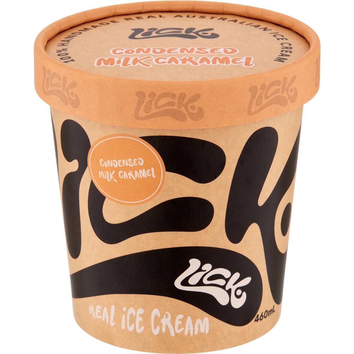 Lick Ice Cream Condensed Milk Caramel 460ml Woolworths