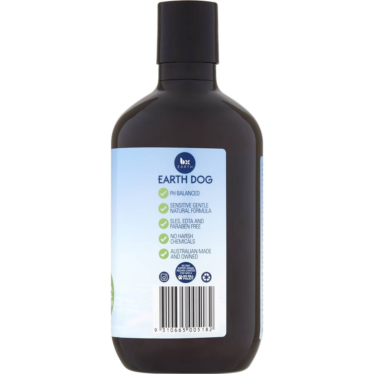Bx Earth Dog All Natural Shampoo Sensitive 500ml Woolworths