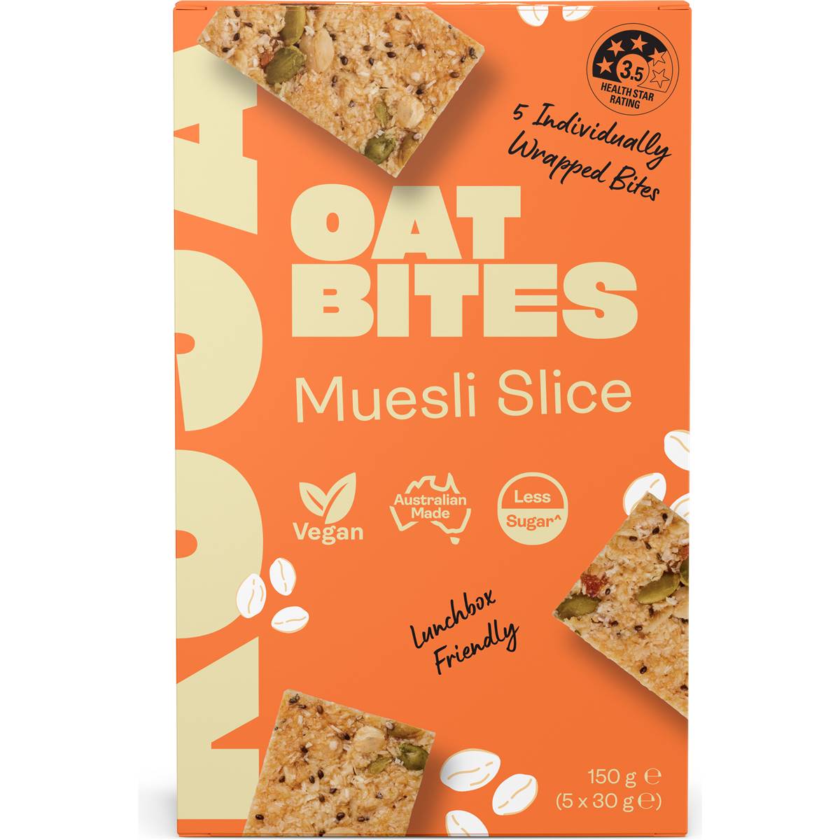 Koja Oat Bites Muesli Slice 150g Woolworths