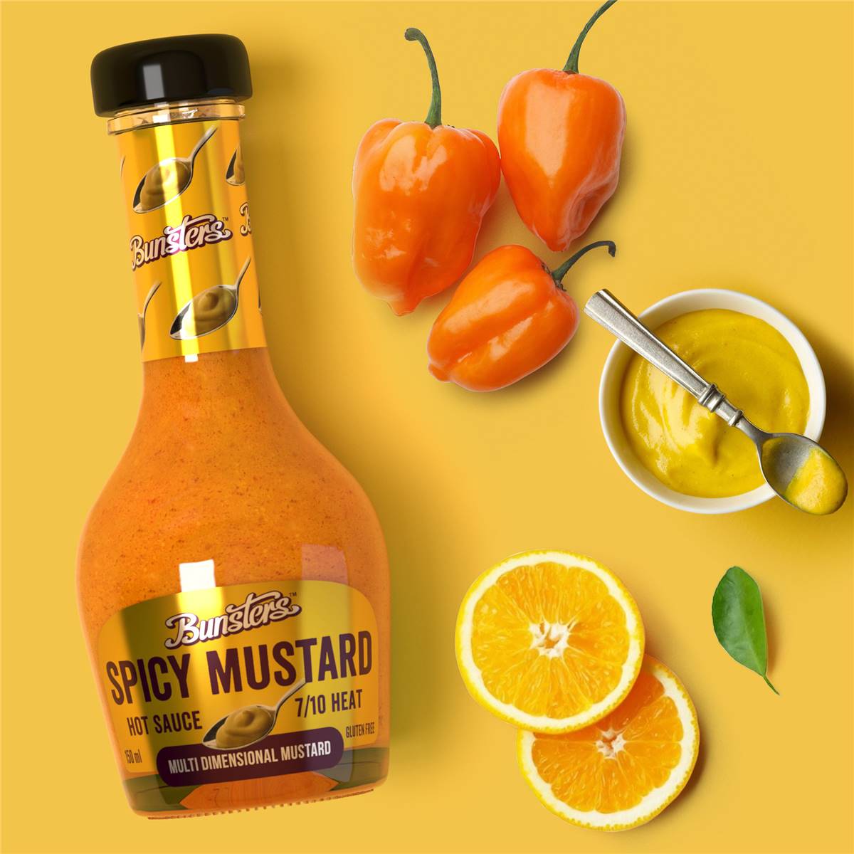 Bunsters Spicy Mustard Hot Sauce 150ml Woolworths