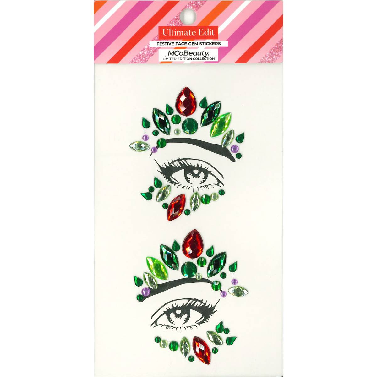 Mcobeauty Ultimate Edit Festive Face Gem Stickers Glam Each Woolworths
