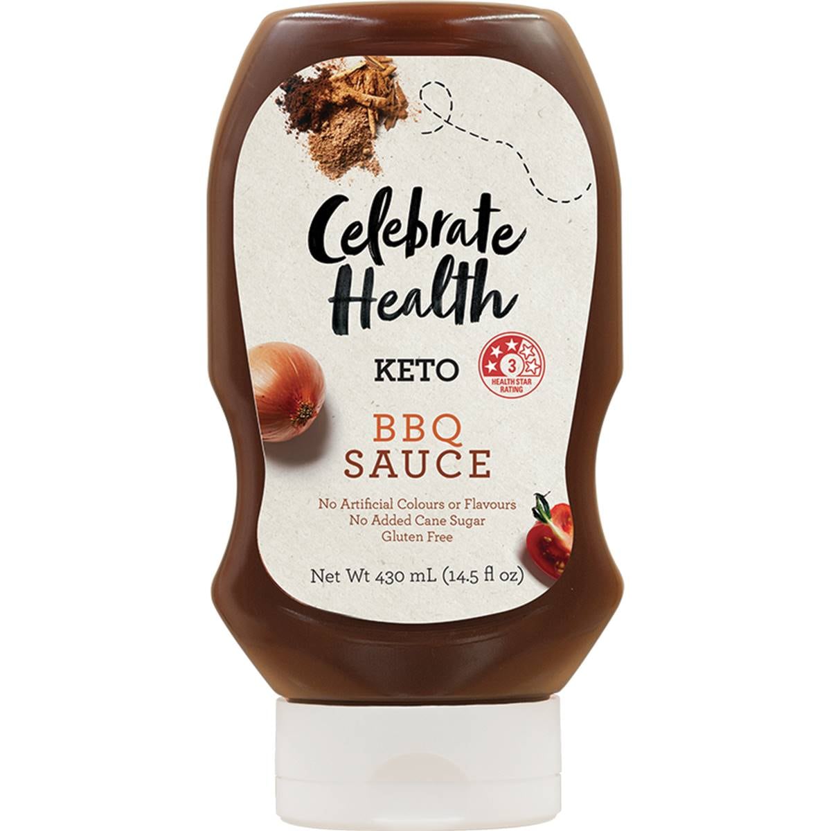 Celebrate Health Keto Bbq Sauce 430ml Woolworths