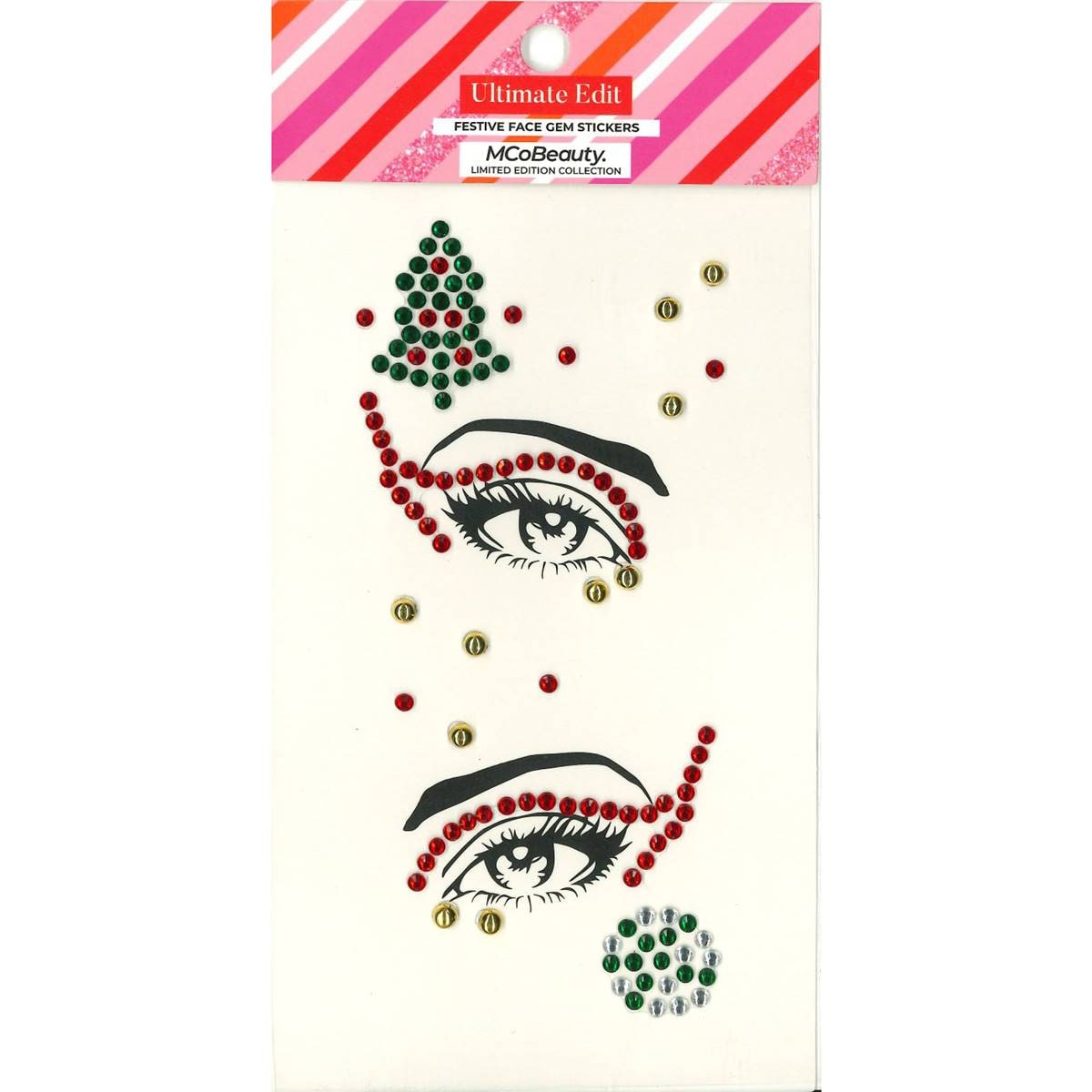 Mcobeauty Ultimate Edit Festive Face Gem Stickers Noel Each Woolworths