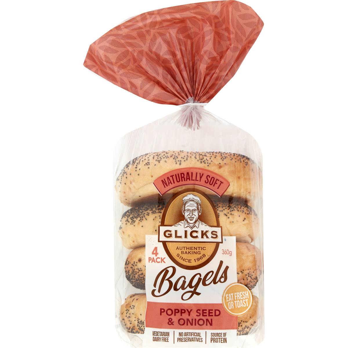 Glicks Bagels Poppy Seed & Onion