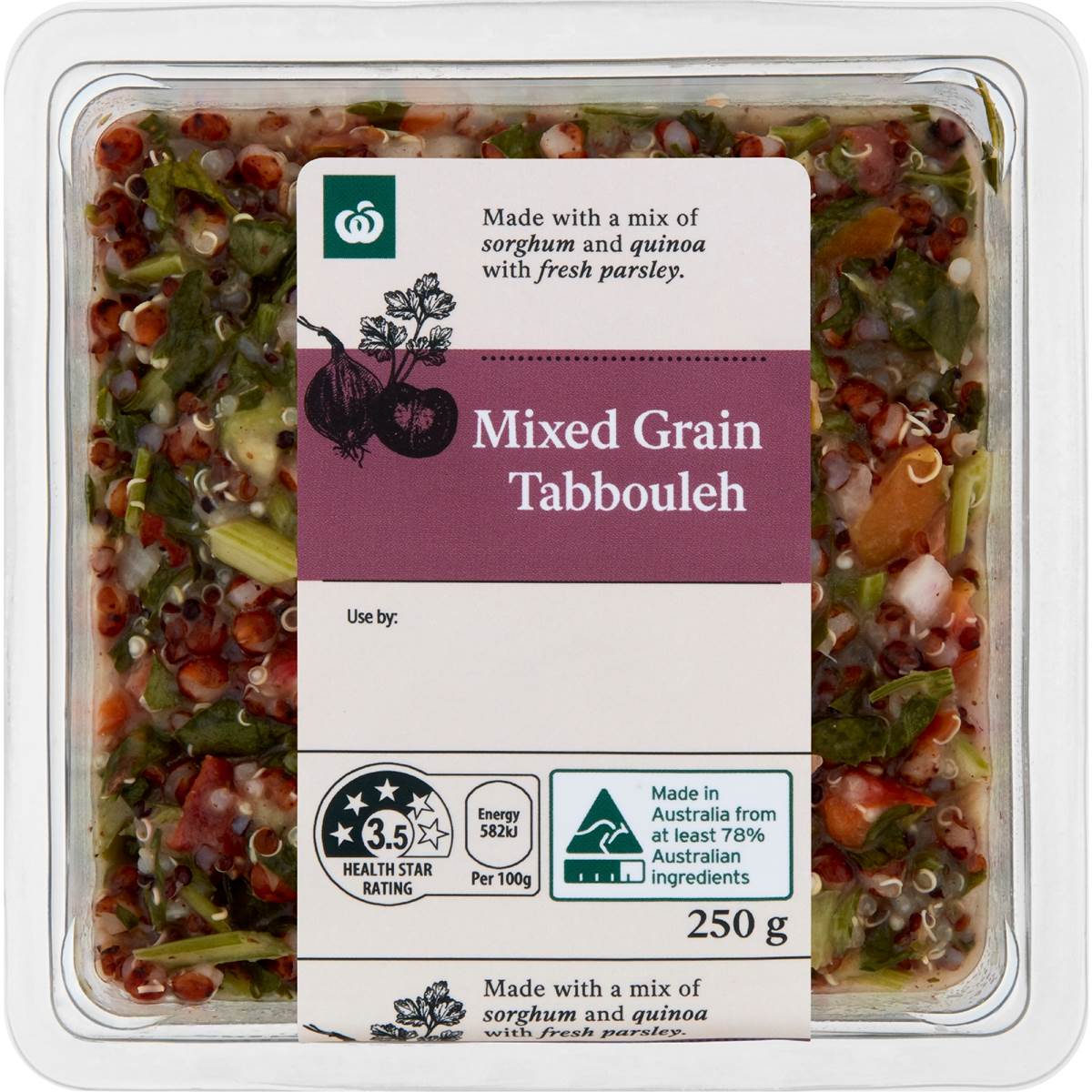 Woolworths Mixed Grain Tabbouleh Salad 250g Woolworths