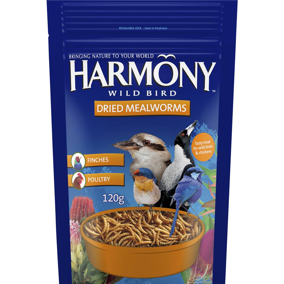 Harmony Wild Bird Dried Mealworms 120g Woolworths