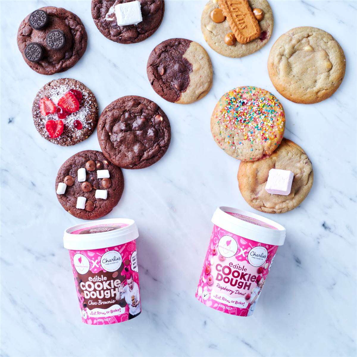 Charlie's Fine Food Co. X Anna Polyviou Edible Cookie Dough Choc