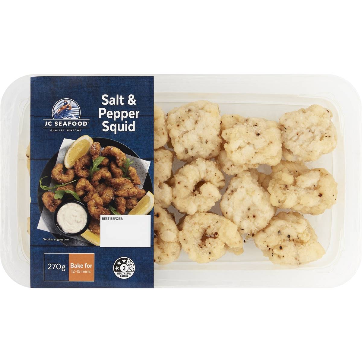 Jc Seafood Salt & Pepper Squid 270g Woolworths
