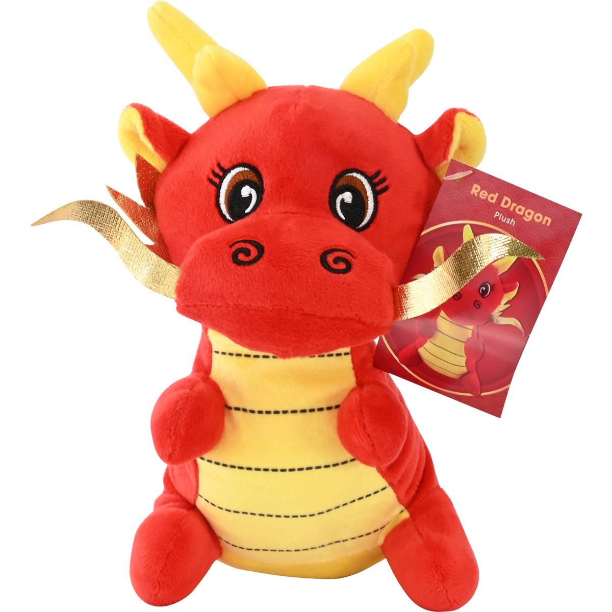 Mirabella Lunar New Year Plush Dragon Red Each | Woolworths