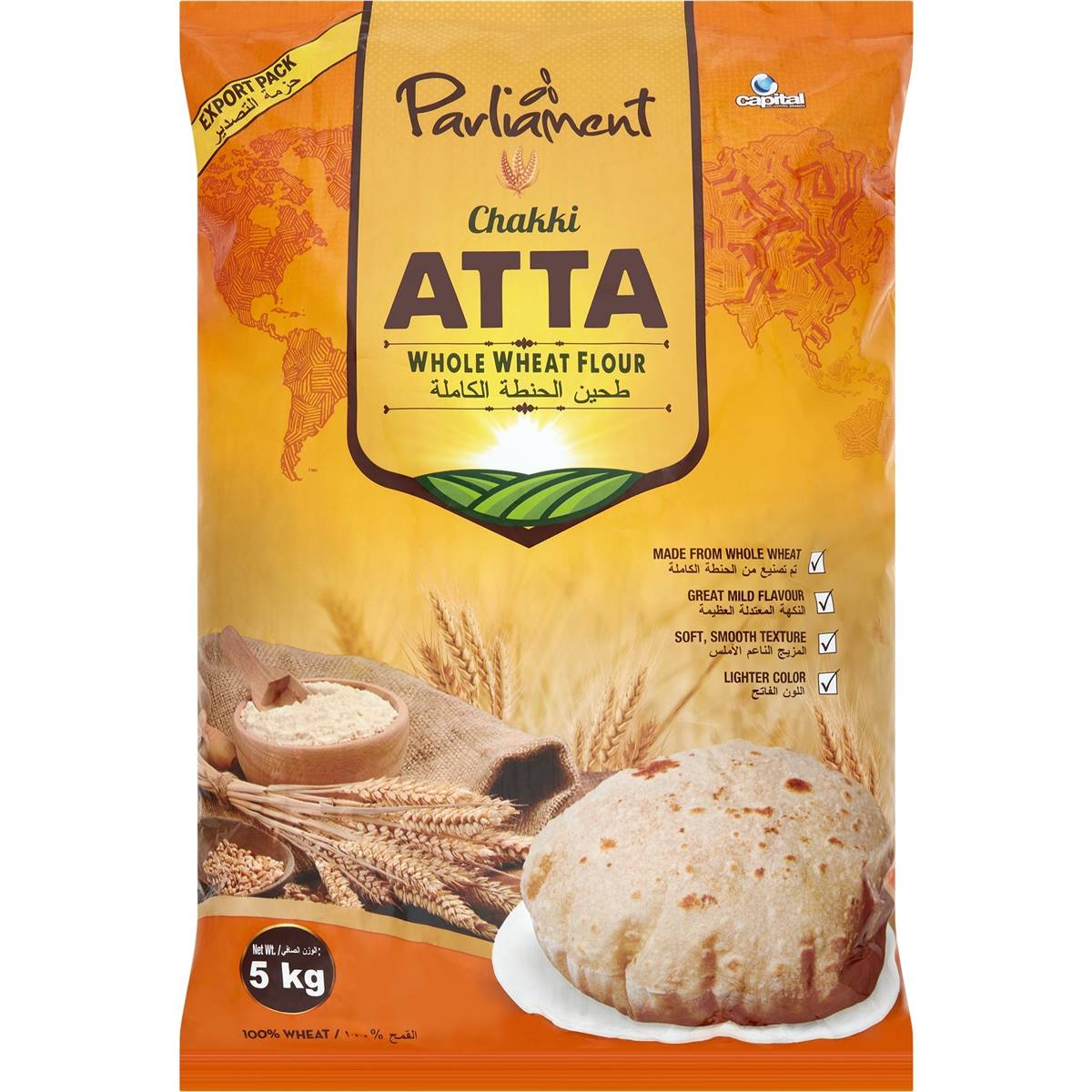 Parliament Chakki Atta Whole Wheat Flour 5kg Woolworths