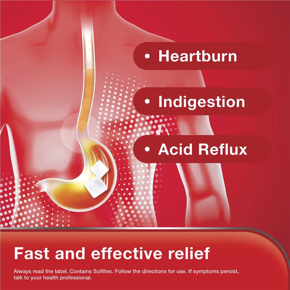 Rennie Indigestion & Heartburn Relief Spearmint Chewable Tablets 24