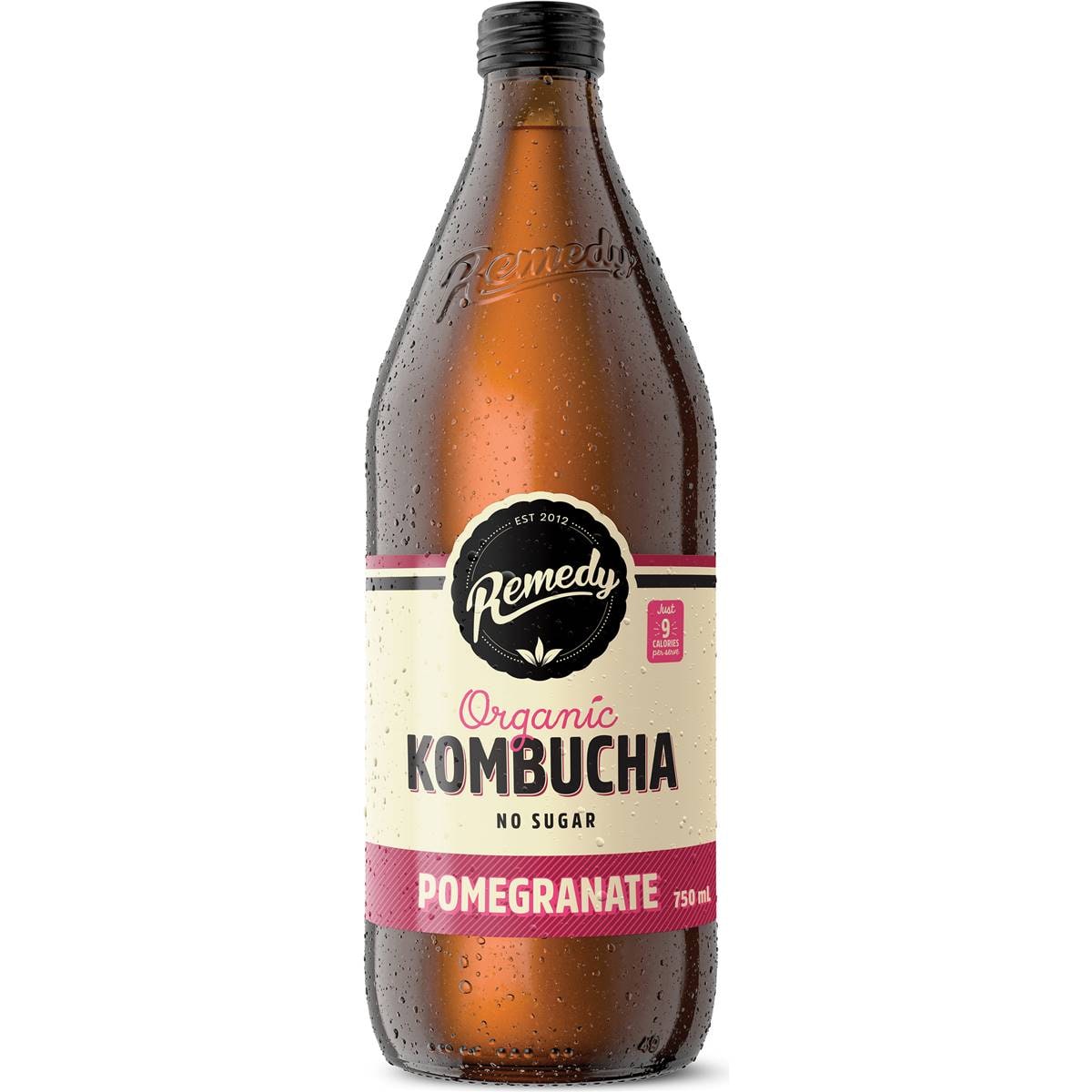 Remedy Kombucha Pomegranate 750mL