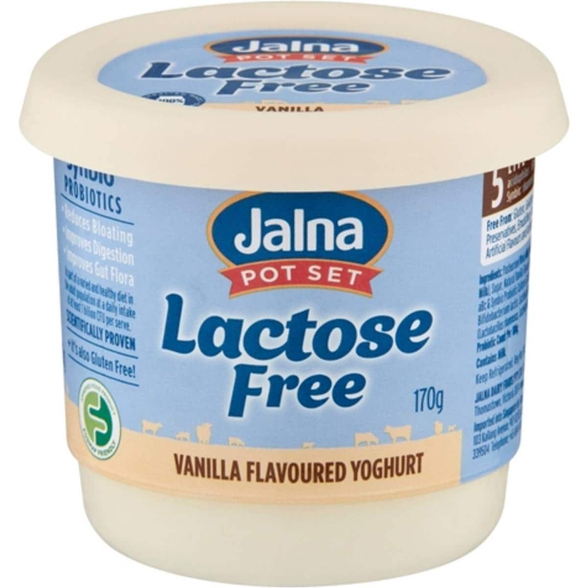 Jalna Lactose Free Vanilla Flavoured Yoghurt 170g Woolworths