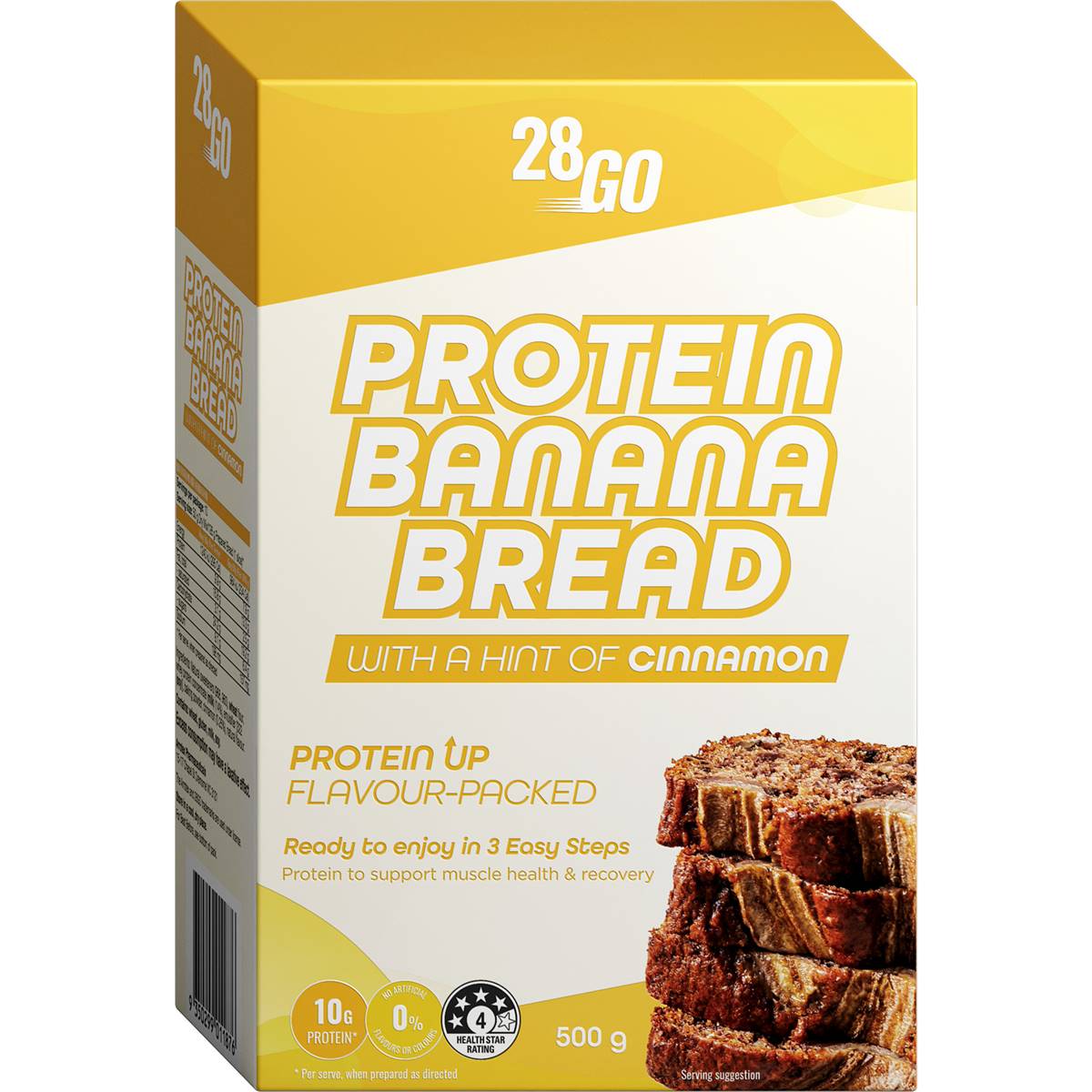 28go Protein Banana Bread With Cinnamon 500g Woolworths
