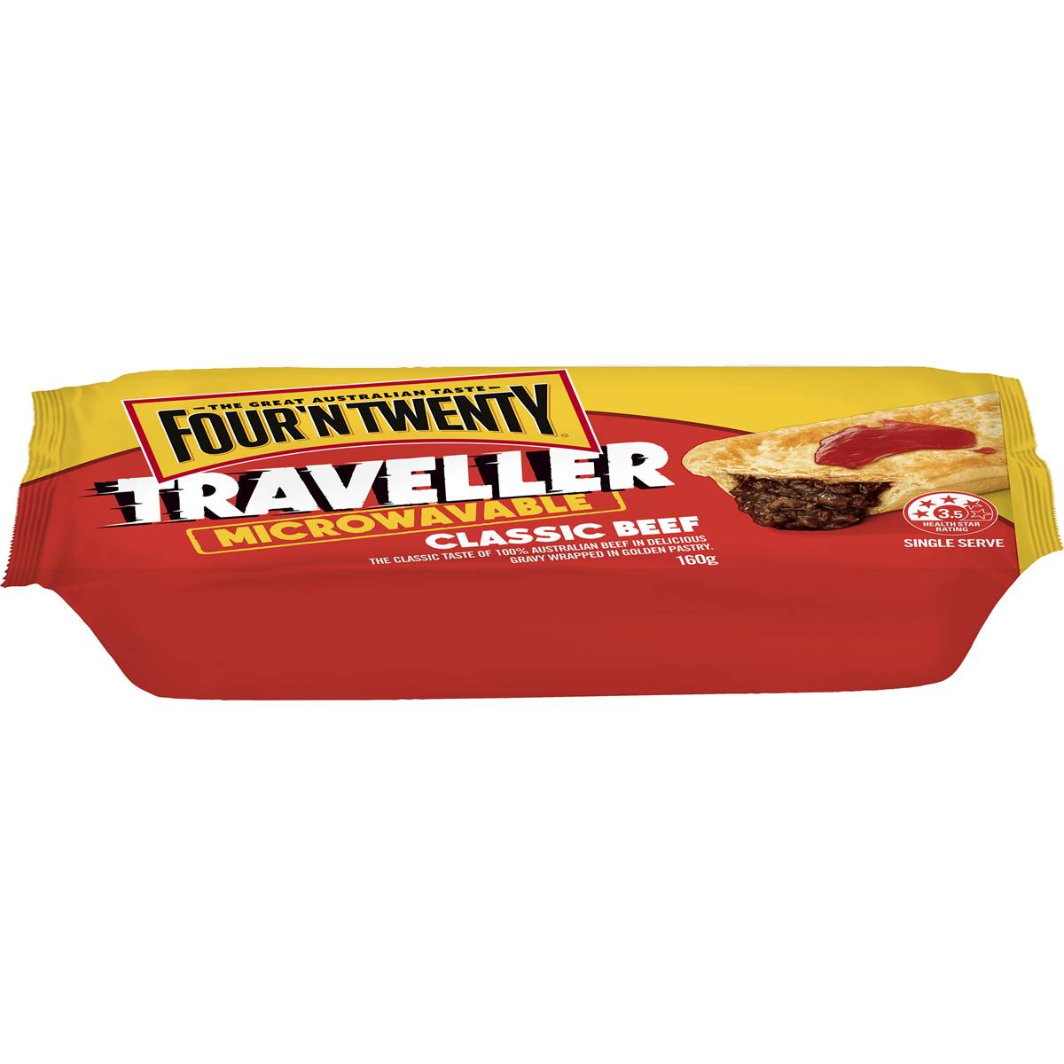 Four'N Twenty Traveller Microwavable Classic Beef Pie each
