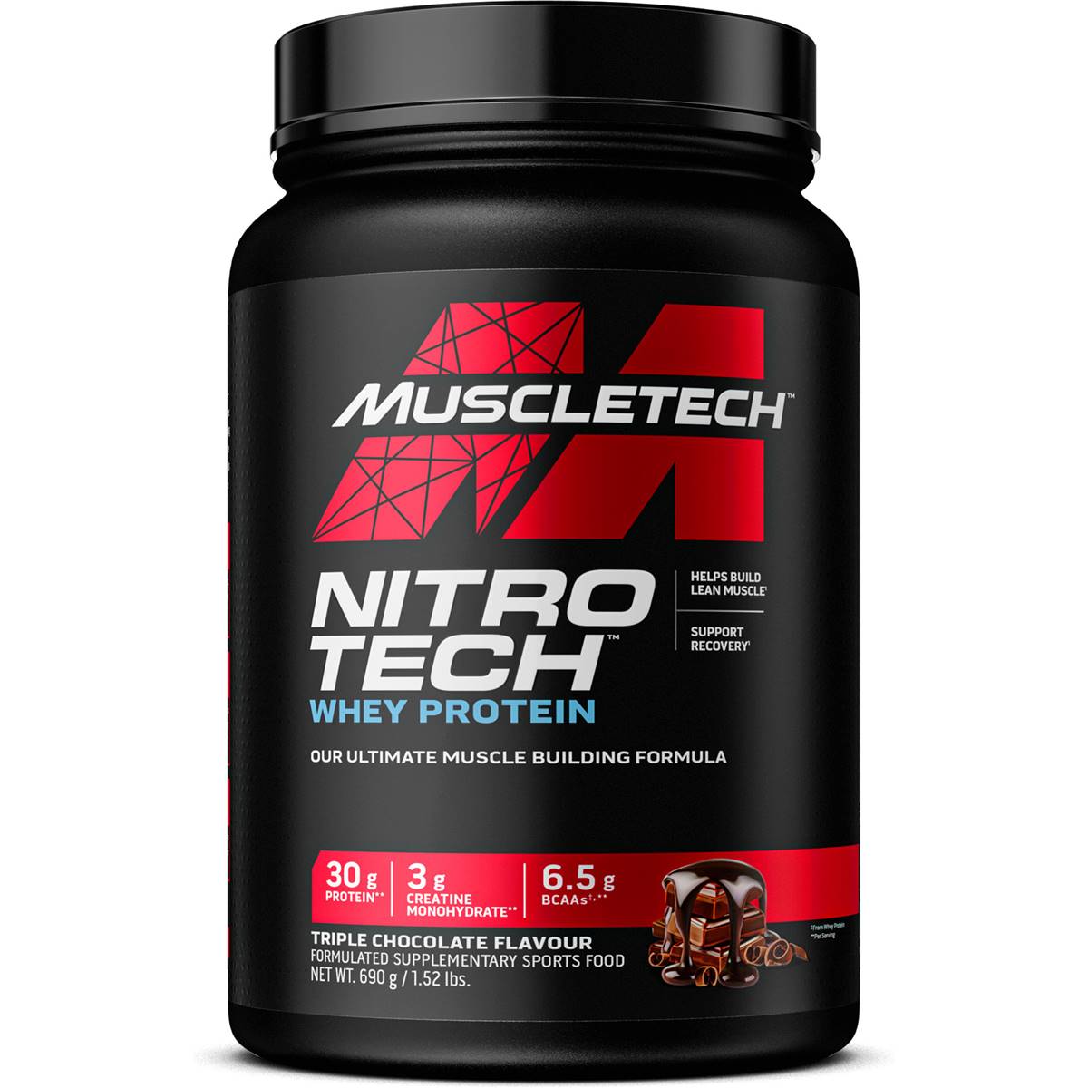 Muscletech Muscle Tech Nitrotech Whey Protein Triple Chocolate