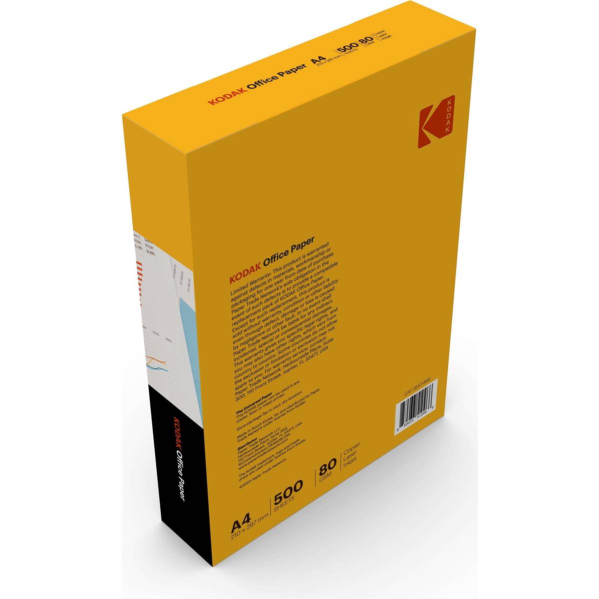 Kodak A4 Office 80gsm Copier Laser Inkjet Copy Print Paper Sheets 500 ...