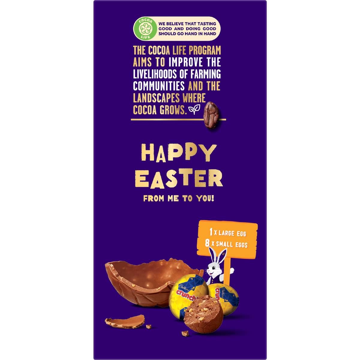 Cadbury Crunchie Chocolate Easter Gift Box 169g Woolworths