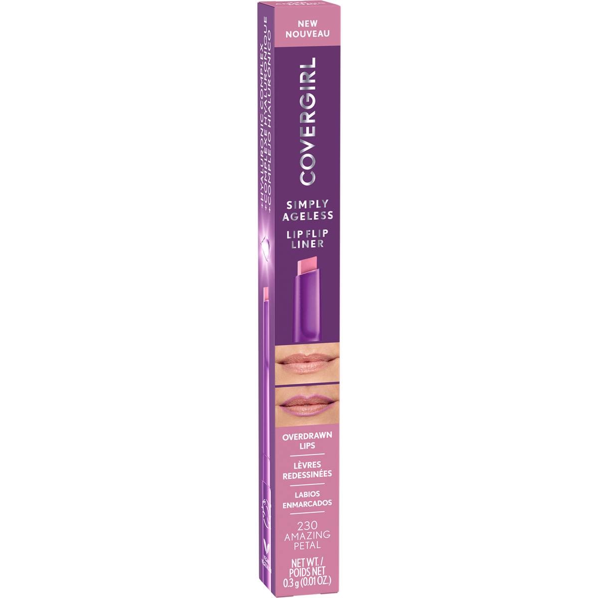Covergirl Simply Ageless Lip Flip Liner 230 Amazing Petal