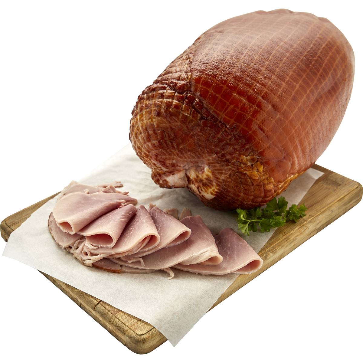 Barossa Fine Foods Double Smoked Carving Russell Ham From The Deli Per Kg Woolworths