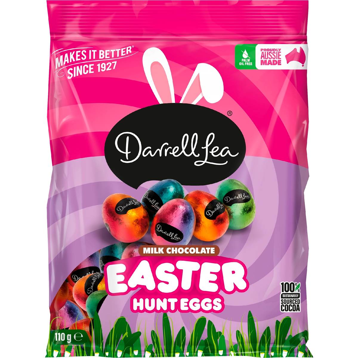 Darrell Lea Milk Chocolate Easter Hunt Eggs 110g Woolworths