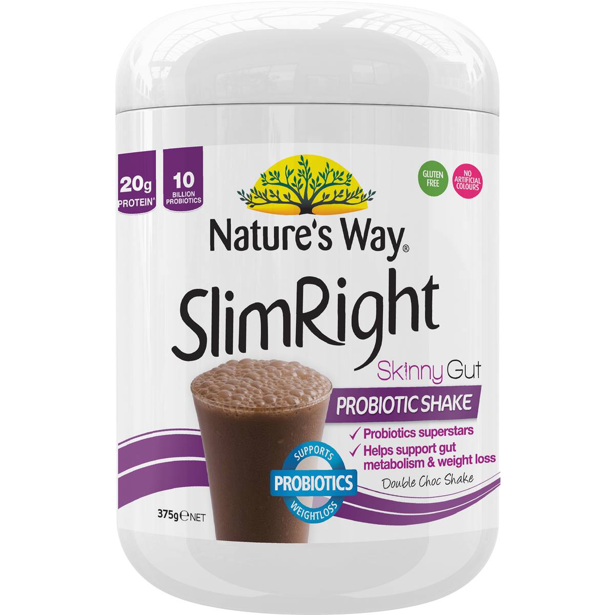 Natures Way Slim Right Skinny Gut Shake 350g Woolworths