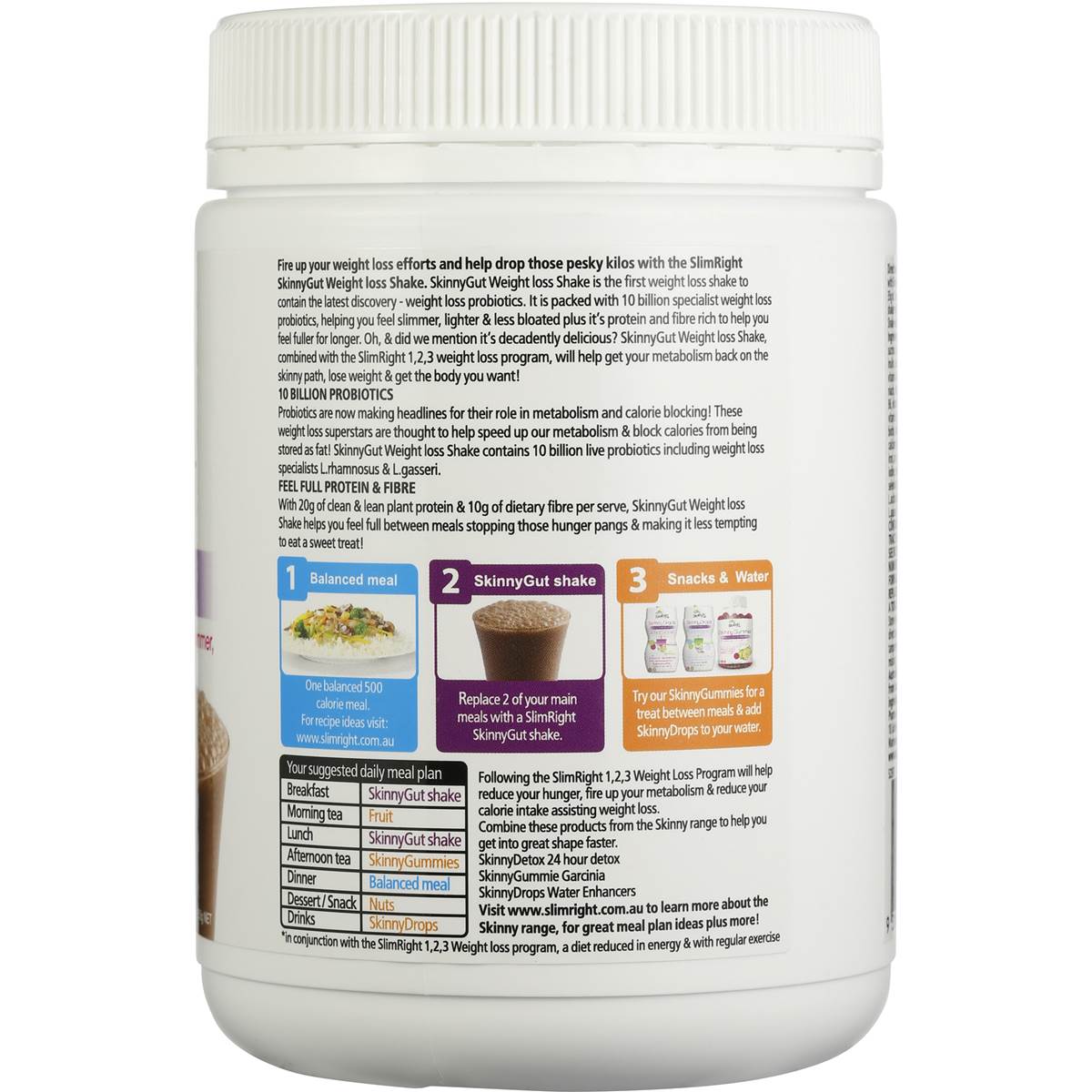 Natures Way Slim Right Skinny Gut Shake 350g Woolworths