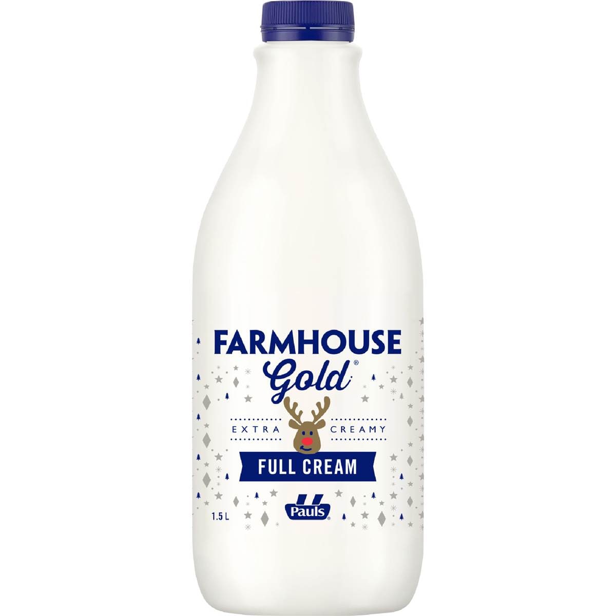 Pauls Farmhouse Gold Full Cream Milk 1.5l Woolworths