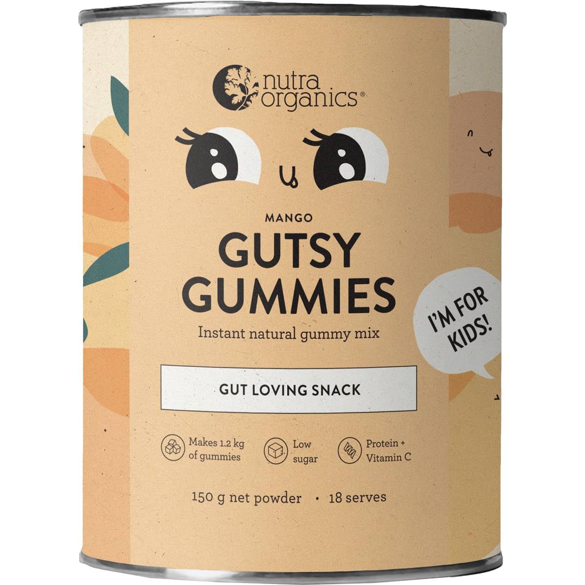 Nutra Organics Mango Gutsy Gummy Mix 150g Woolworths