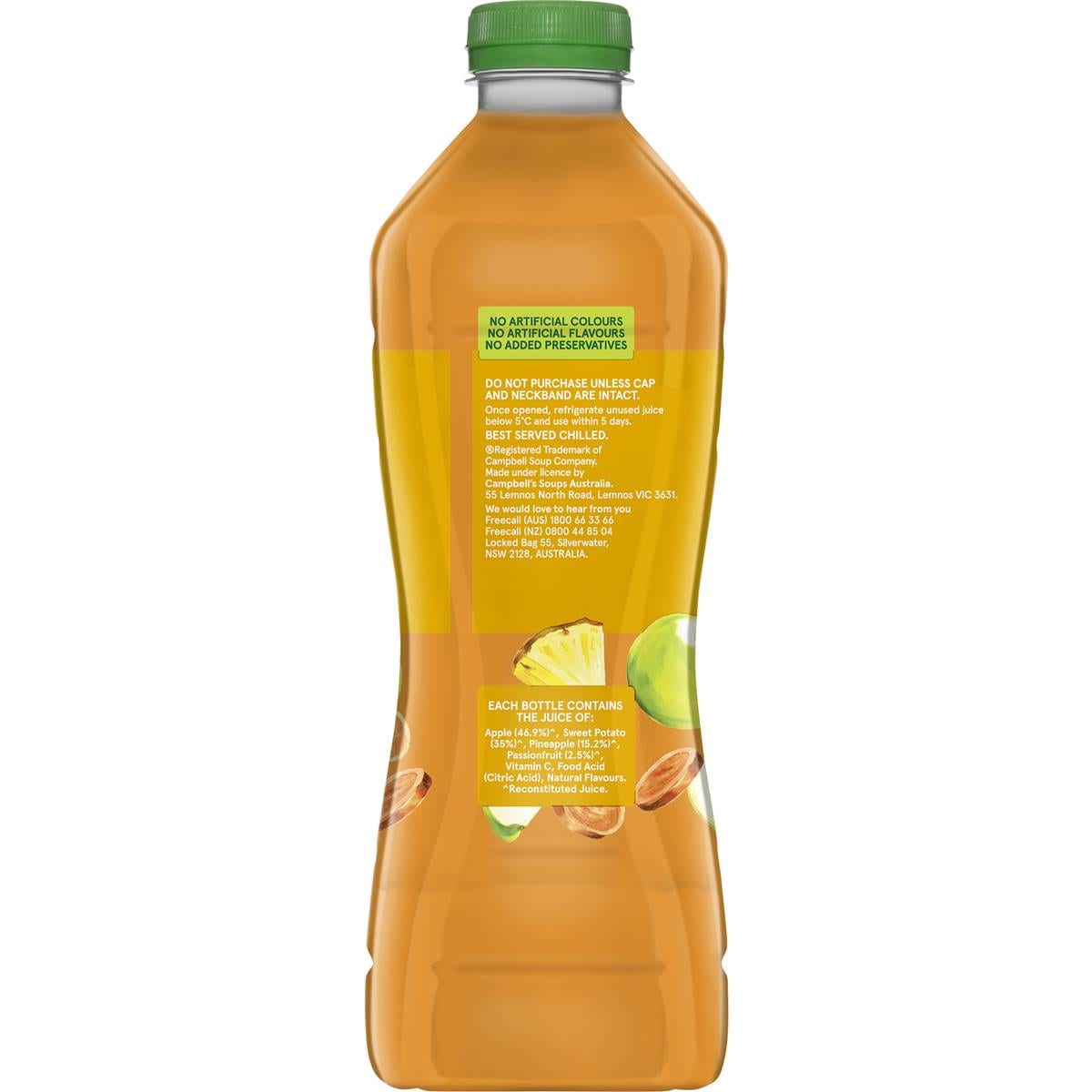 V8 Vegetable Juice Pineapple Passion 1.25l Woolworths