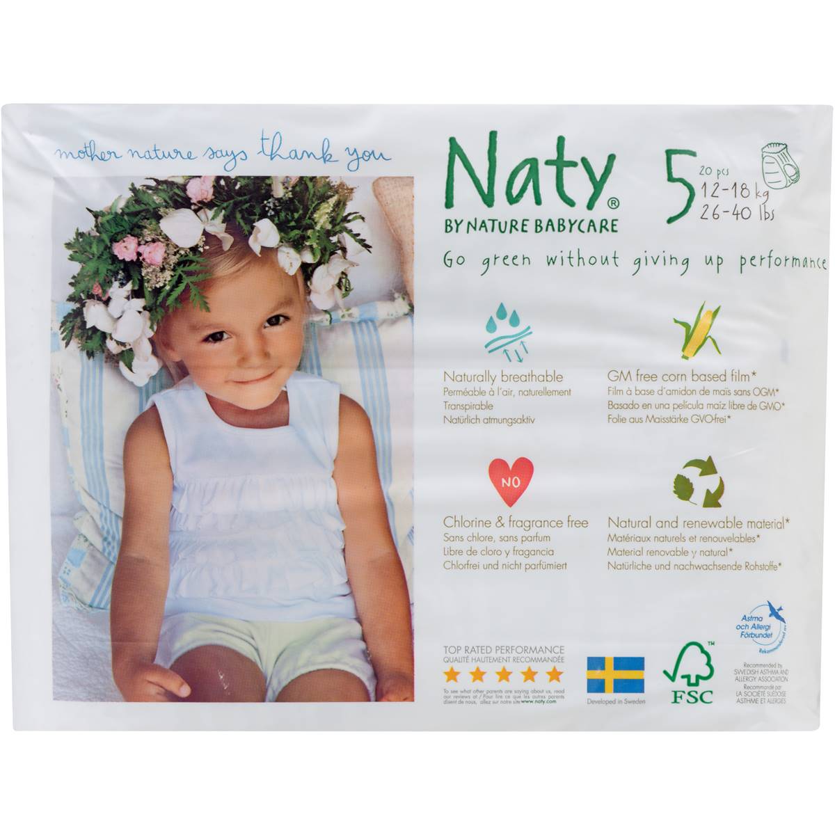 Eco By Naty By Nature Babycare Nappy Pants Size 5 20 Pack Woolworths